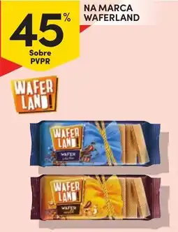 Continente Wafer Land! Wafers promoção