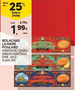 Continente bolachas la mere poulard manteiga / limão / sablés manteiga promoção