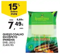 Continente queijo coalho em espeto ipanema promoção