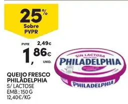 Continente queijo fresco philadelphia s/ lactose promoção