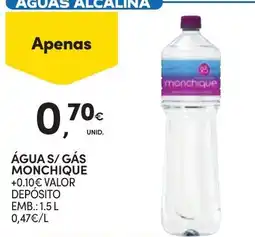Continente Água s/ gás monchique promoção