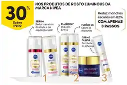 Continente Nivea produtos de rosto luminous promoção