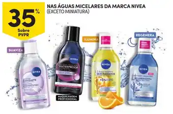 Continente Águas micelares da marca nivea promoção