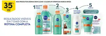 Continente Nivea derma skin clear e clear up strips promoção