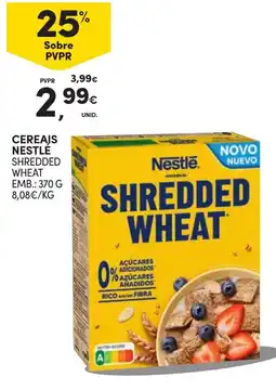 Continente Cereais nestle shredded wheat promoção