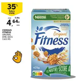 Continente Cereais fitness original promoção
