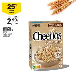 Continente Cereais cheerios aveia promoção