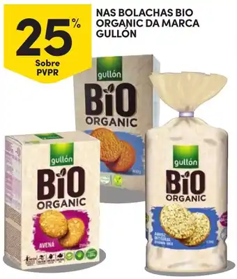 Continente Bolachas bio organic da marca gullón promoção