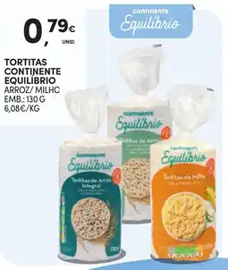 Continente Tortitas continente equilíbrio arroz/milho promoção