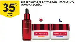 Continente nos produtos de rosto revitalift clássico da marca l'oréal promoção