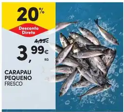 Continente Carapau pequeno fresco promoção
