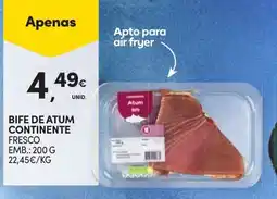 Continente Bife de atum continente promoção