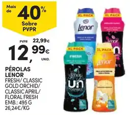 Continente pérolas lenor promoção