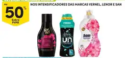 Continente intensificadores das marcas vernel, lenor e san promoção