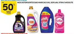 Continente Detergentes das marcas xau, soflan, xtra e woolite promoção