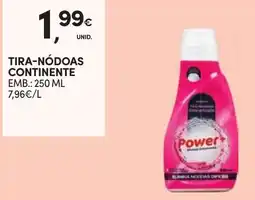 Continente Tira-nódoas continente promoção
