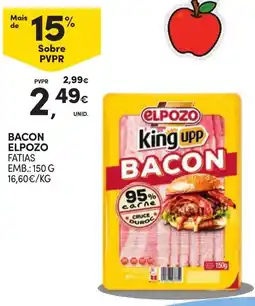 Continente Bacon elpozo fatias promoção