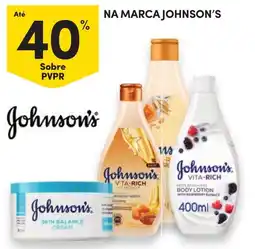 Continente johnson's skin balance cream promoção