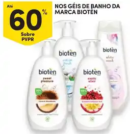 Continente Géis de banho da marca bioten promoção
