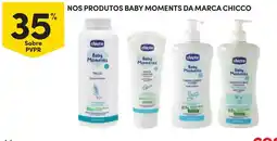 Continente nos produtos baby moments da marca chicco promoção