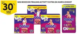 Continente Fraldas activity extra da marca dodot promoção
