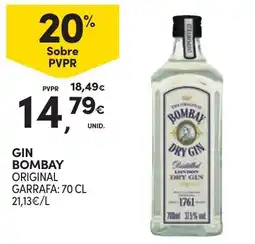 Continente gin bombay original promoção