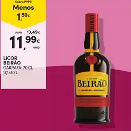 Continente Licor beirão promoção