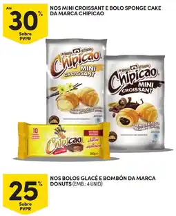 Continente nos mini croissant e bolo sponge cake da marca chipicao promoção