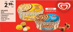 Continente Gelado ola frutos exóticos/ caramelo salgado promoção