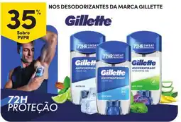 Continente desodorantes da marca gillette promoção