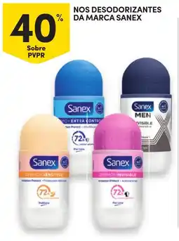Continente desodorizantes da marca sanex promoção