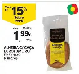 Continente Alheira c/ caça eurofumeiro promoção