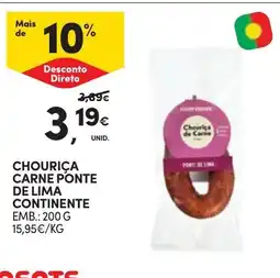 Continente Chouriça carne ponte de lima continente promoção