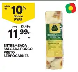 Continente Entremeada salgada porco preto serpocarnes promoção
