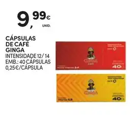 Continente Cápsulas de café ginga promoção