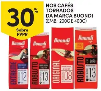 Continente Nossos cafés torrados da marca Buondi promoção