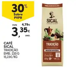 Continente Café Sical Tradição promoção