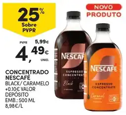 Continente Concentrado Nescafé Black / Caramelo promoção