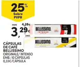 Continente Cápsulas de café bellissimo promoção