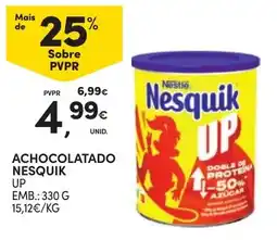 Continente Achocolatado nesquik up promoção