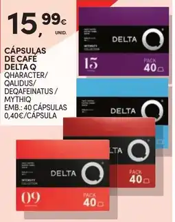 Continente Cápsulas de café delta q promoção