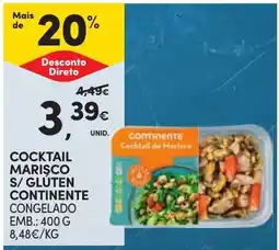 Continente Cocktail marisco s/ gluten continente promoção