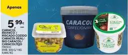 Continente Caracol branco / riscado cozido caracol real / bio caracol / caracoltejo fresco promoção
