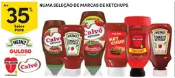 Continente Numa seleção de marcas de ketchups promoção