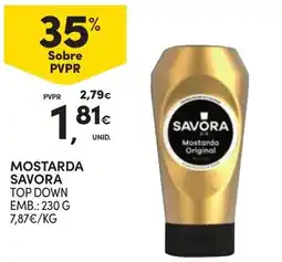 Continente Mostarda savora promoção