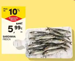 Continente Sardinha fresca promoção