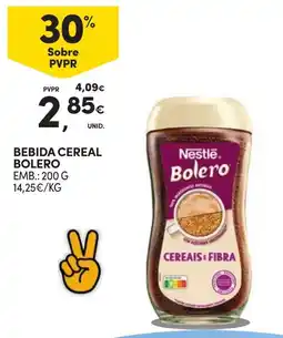 Continente Bebida cereal bolero promoção