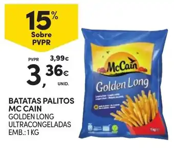 Continente batatas palitos mc cain golden long promoção