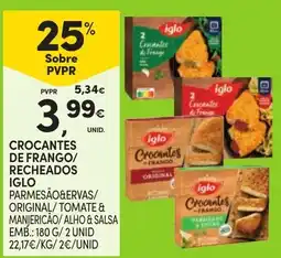 Continente Crocantes de frango iglo promoção