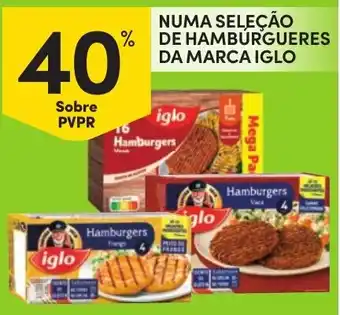 Continente Hamburgueres iglo promoção